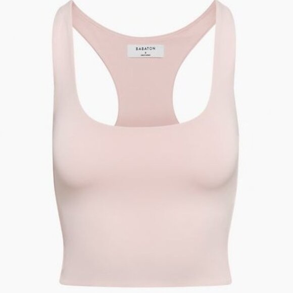 Babaton CONTOUR RACER TANK - POETIC PINK - M - Picture 1 of 5